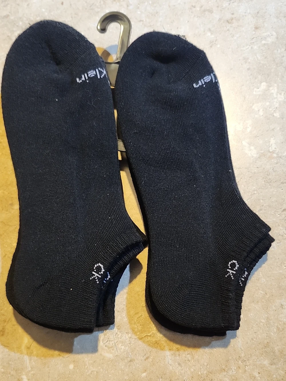 Calvin Klein Black Athletic Liner Socks - 5 Pair